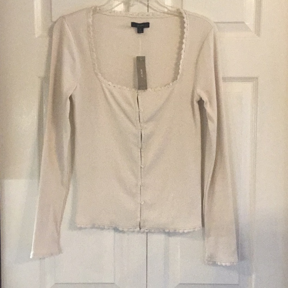 J Crew scoop neck Shirt Small NWT
